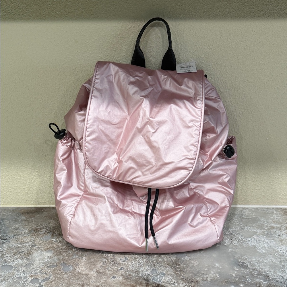 Claire's Shimmering Pink Backpack
